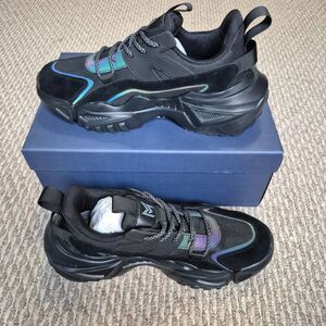 Mazino Tornado - 000 All Black Chunky Sneaker Sz 8 NWT